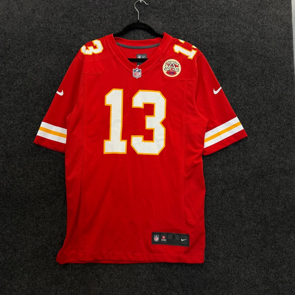Nike Kansas City Chiefs Byron Pringle 13 NFL Jersey Red Mens Small
